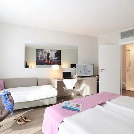 Hotel City Lugano Otel 4*